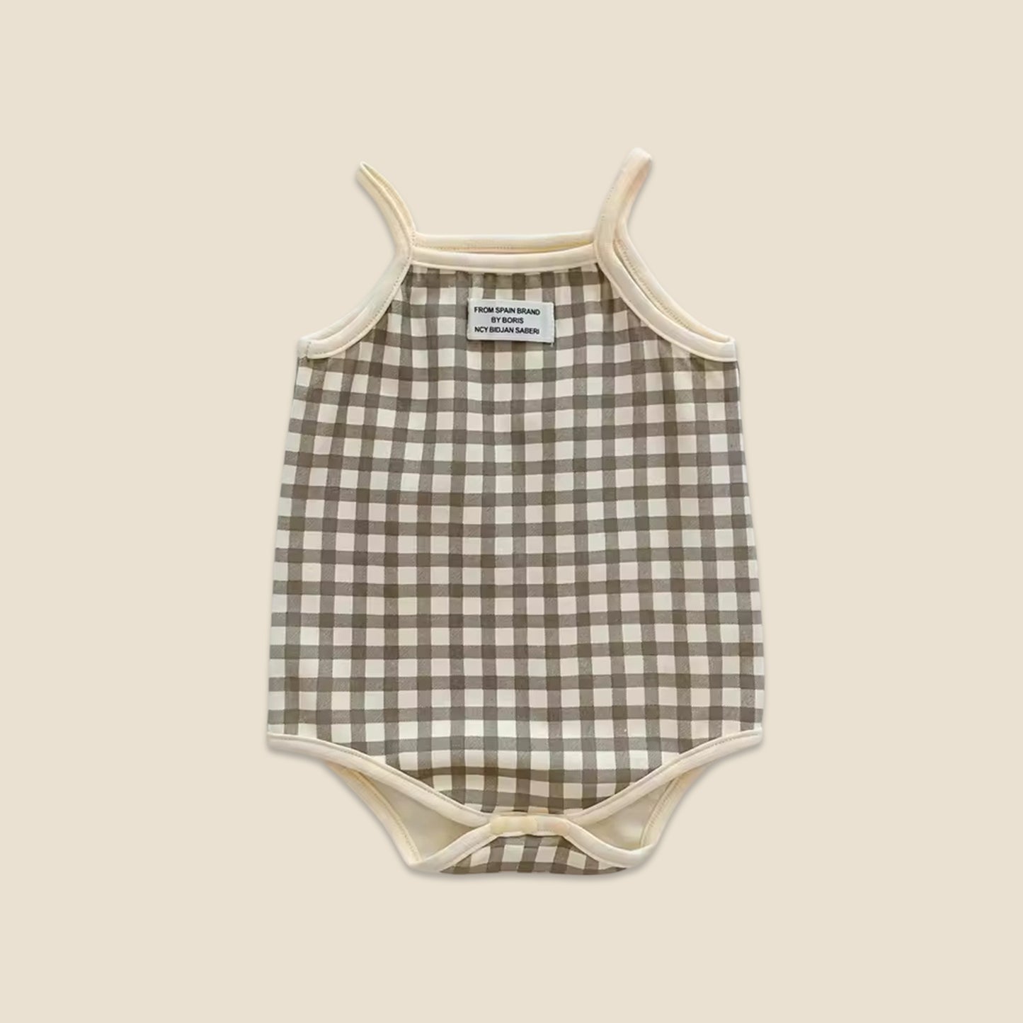 Summer Baby Sleeveless Romper - Cotton Elastane Button Bodysuit - Casual Cartoon Bunny Onesie for Newborns 0-12M