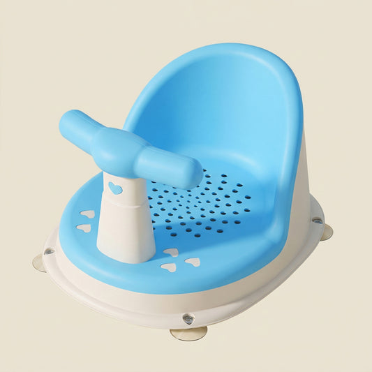 Portable Newborn Shower Seat - Ergonomic Baby Bath Support Stand - Durable ABS Bathtub Growth Accessories