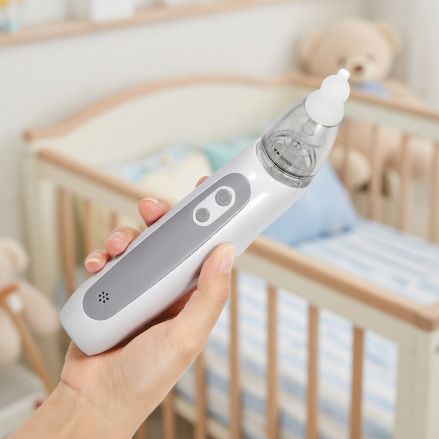 Smart Electric Baby Nasal Aspirator - New Pattern Charging Version - Gentle Suction Device to Prevent Nasal Congestion