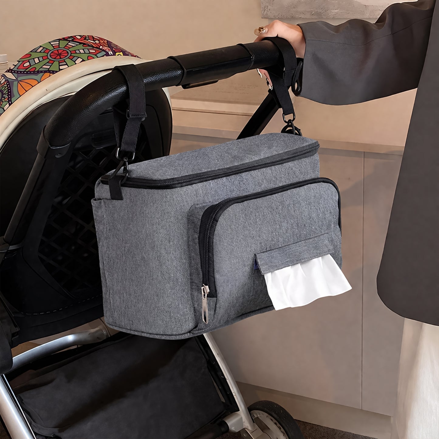Multifunctional Maternity Diaper Bag - Waterproof Large Capacity Travel Bag - Stroller-Friendly Baby Stuff Organizer