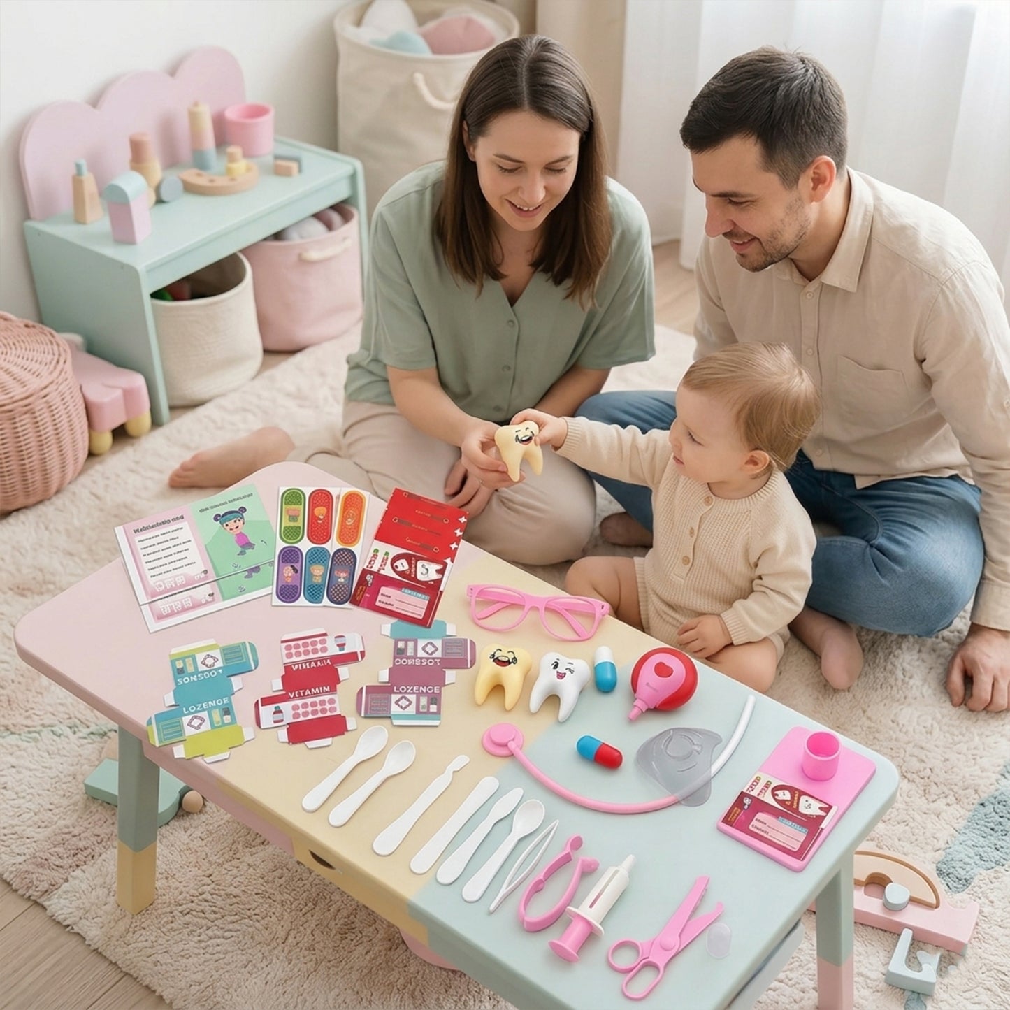Little Doctor Medical Kit - Professional Simulation Nurse & Medical Accessories - Educational Role Play Toy for Boys & Girls