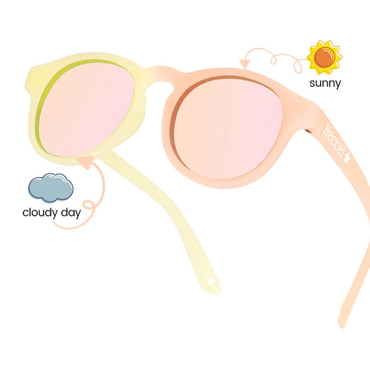 Pebble ColorShift™ - Mirrored Yellow Frame