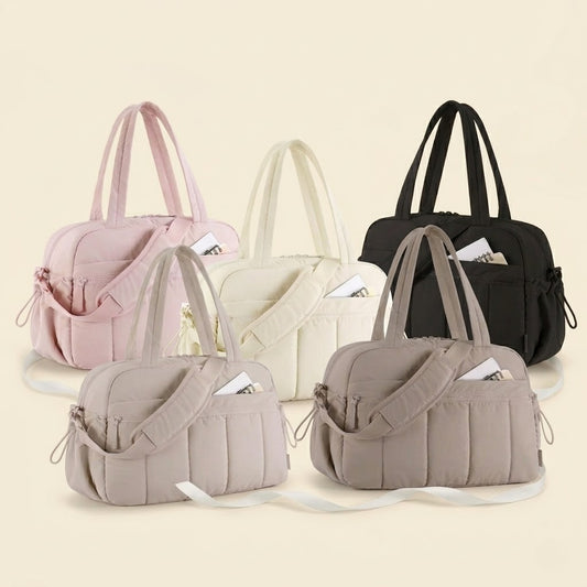 Waterproof Baby Diaper Travel Duffel Bag - Large Capacity Mom Bag - Multi-functional Maternity Tote & Airport Cabin Bag