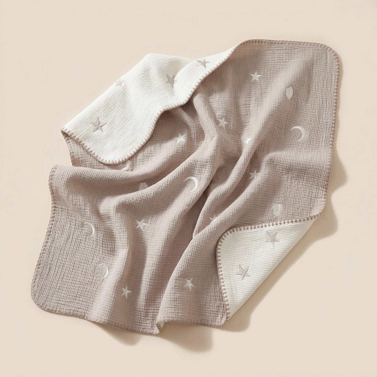 Custom Name Kids Cotton Blanket - Personalized Soft Bedding Set - Autumn & Winter Swaddle & Stroller Accessory