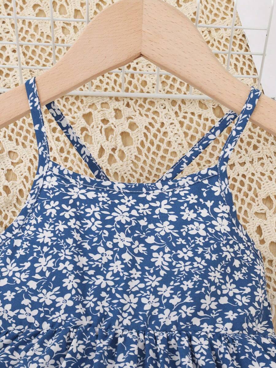 Infant Girl 1-Piece Cute Strap Dress - Casual Party and Wedding Outfit