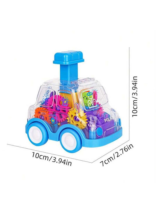 Baby Push and Go Car Toy Educational Shockproof Vehicle Toy for Toddlers Boys and Girls