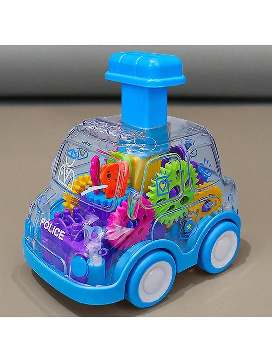 Baby Push and Go Car Toy Educational Shockproof Vehicle Toy for Toddlers Boys and Girls