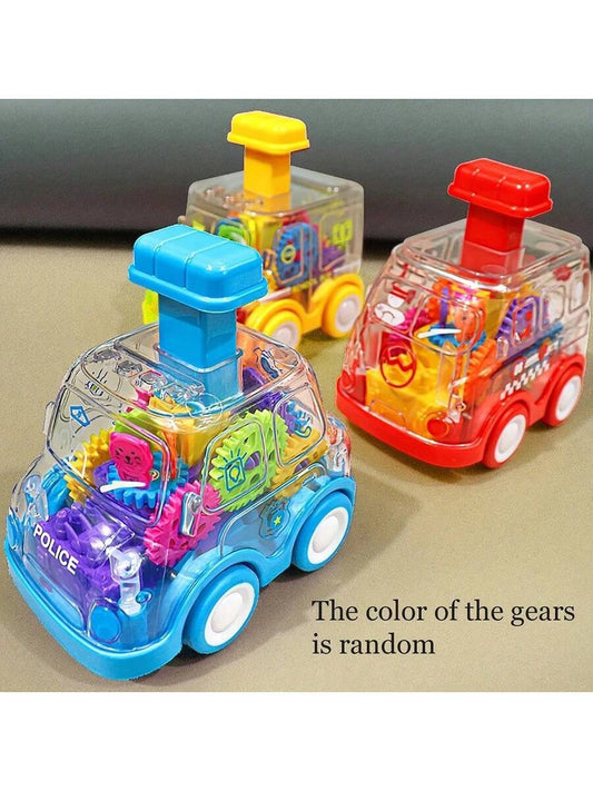 Baby Push and Go Car Toy Educational Shockproof Vehicle Toy for Toddlers Boys and Girls