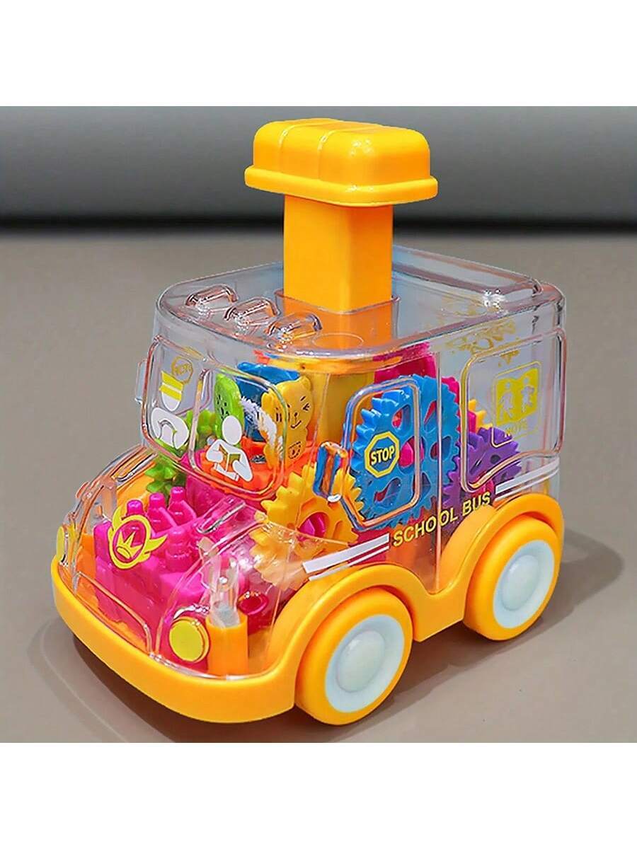 Baby Push and Go Car Toy Educational Shockproof Vehicle Toy for Toddlers Boys and Girls