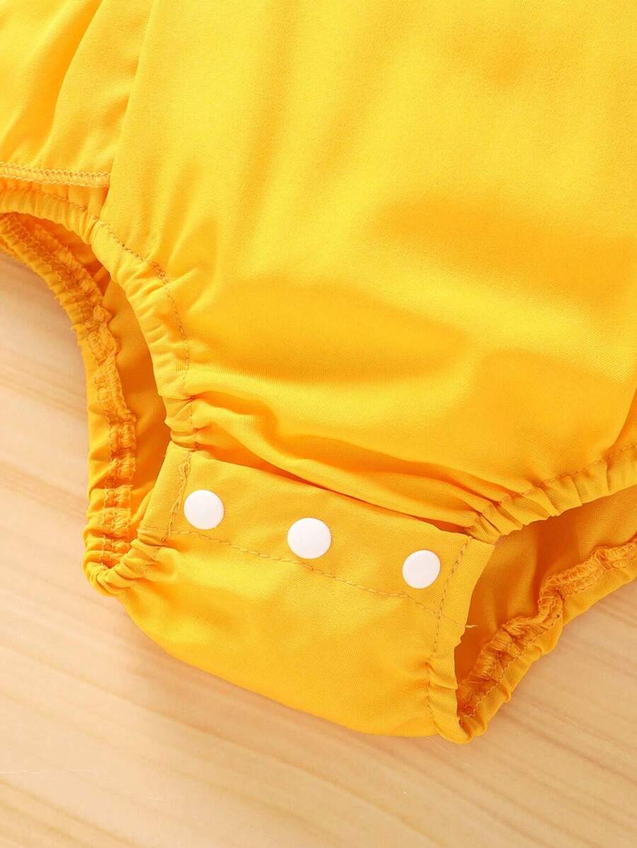 Baby Girl Crown And Letter Print Dress With Headband Cute Summer Outfit