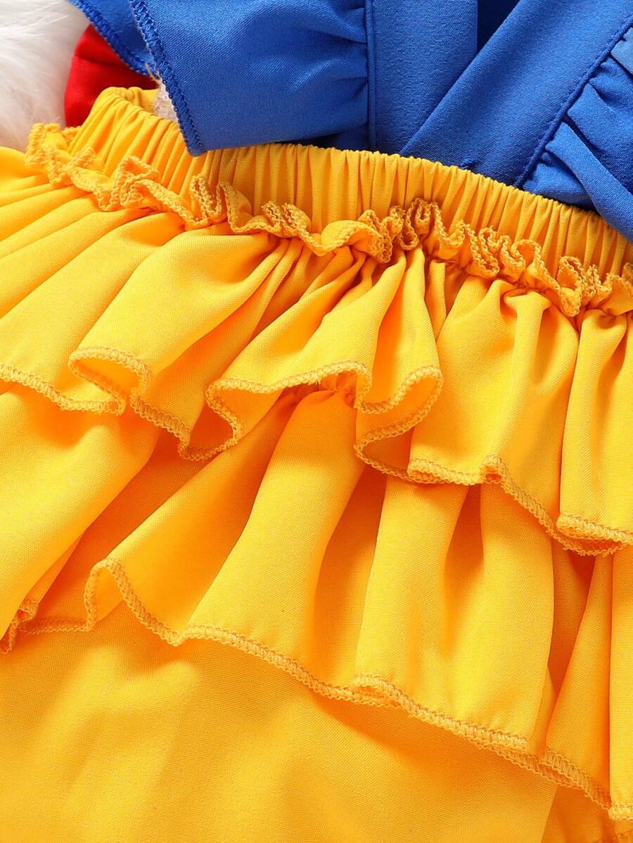 Baby Girl Crown And Letter Print Dress With Headband Cute Summer Outfit