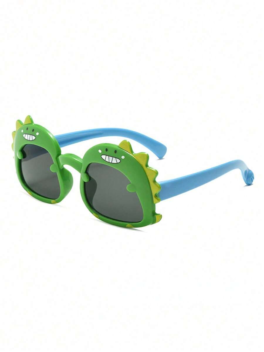 Boys Cute Dinosaur Fashion Glasses – Simple & Personalized, Comfortable Lightweight Cartoon Eyewear for Daily Wear