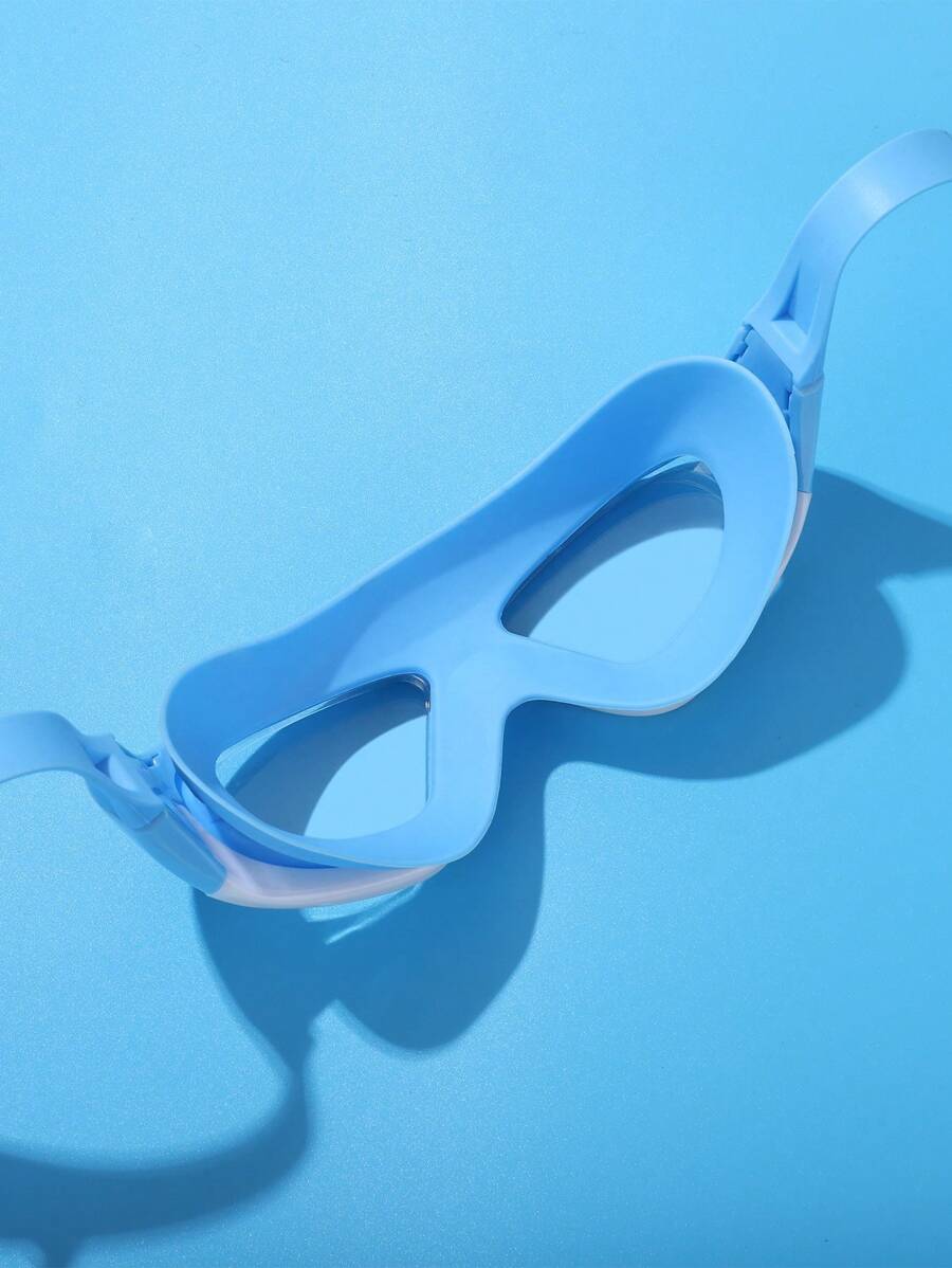 Oversized Anti Fog Swimming Goggles with Ear Plugs Waterproof Silicone Swim Glasses for Adults and Teens