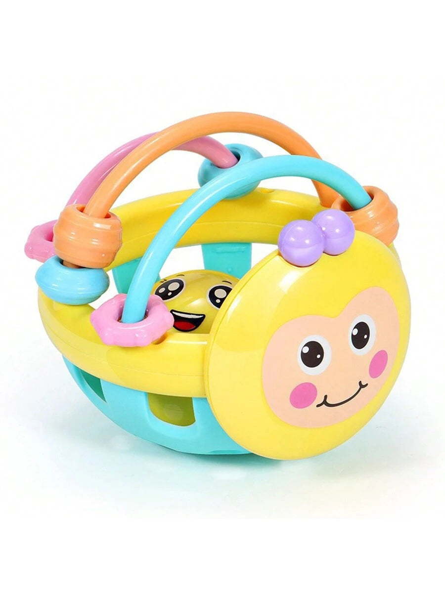 Baby Manhattan Rattle and Teether Toy for Sensory Learning and Grasping Play