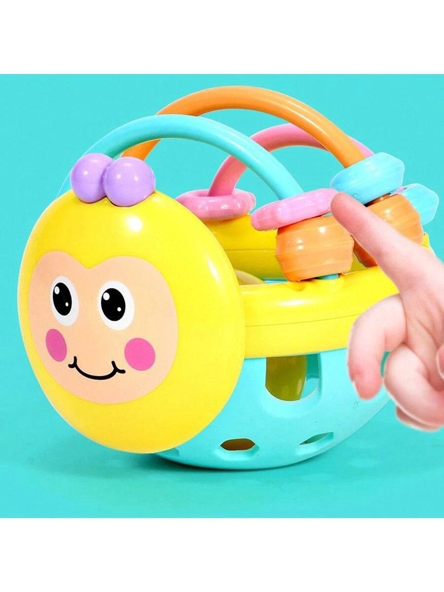 Baby Manhattan Rattle and Teether Toy for Sensory Learning and Grasping Play