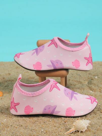Kids Summer Water Shoes Cartoon Anti Slip Beach and Pool Shoes for Outdoor Water Play