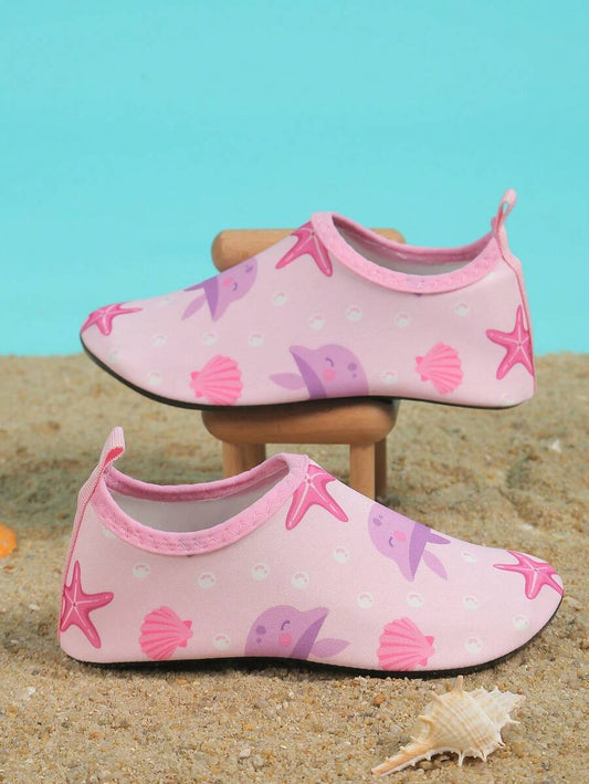 Kids Summer Water Shoes Cartoon Anti Slip Beach and Pool Shoes for Outdoor Water Play