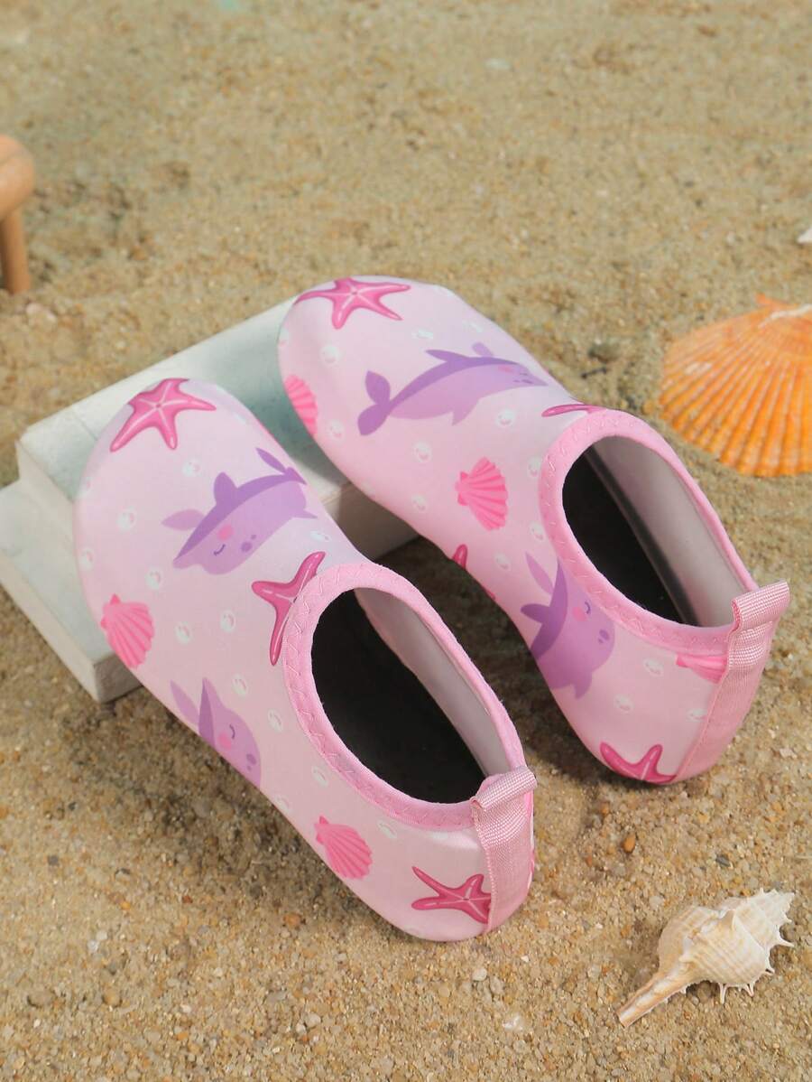 Kids Summer Water Shoes Cartoon Anti Slip Beach and Pool Shoes for Outdoor Water Play