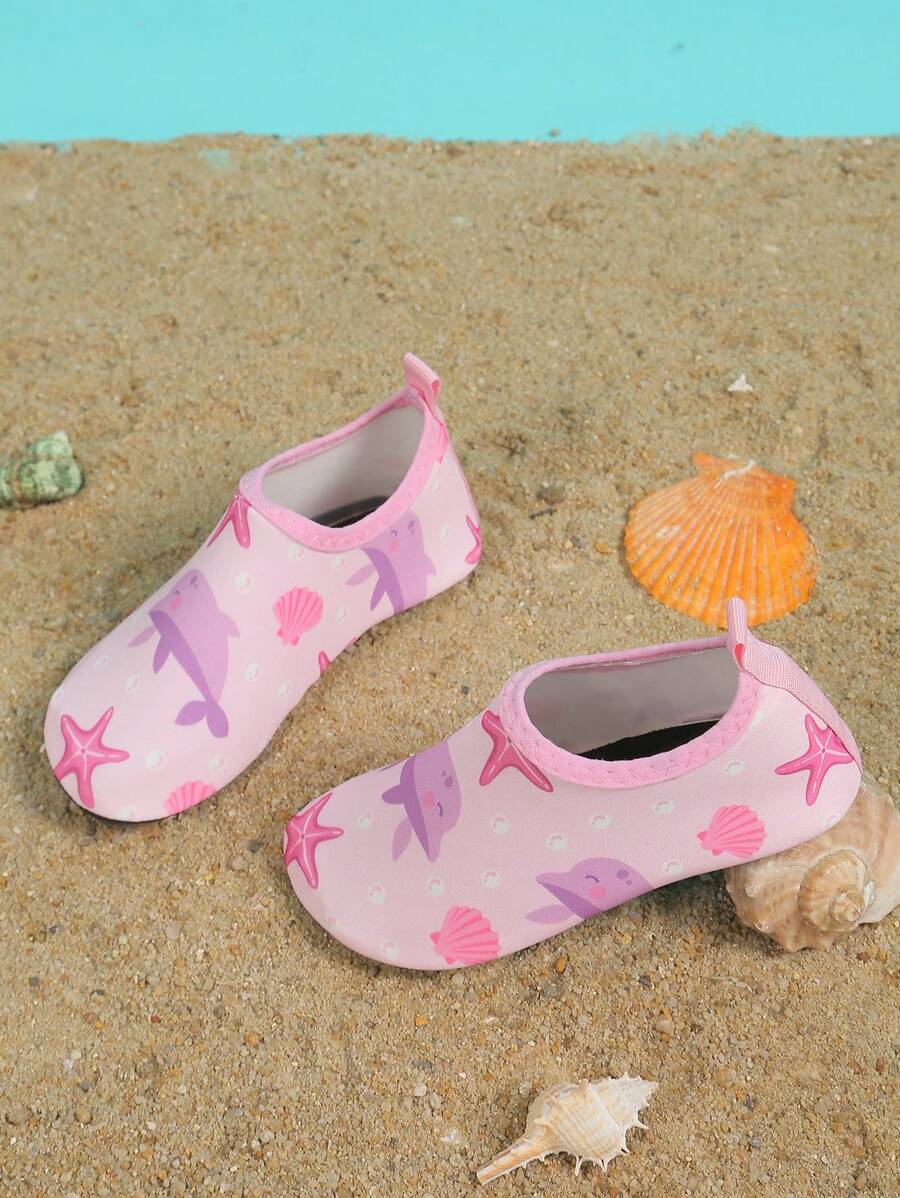 Kids Summer Water Shoes Cartoon Anti Slip Beach and Pool Shoes for Outdoor Water Play