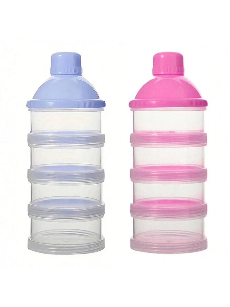 Portable Baby Formula Dispenser Milk Powder Storage Container 4 Layer 5 Layer Food Storage Box