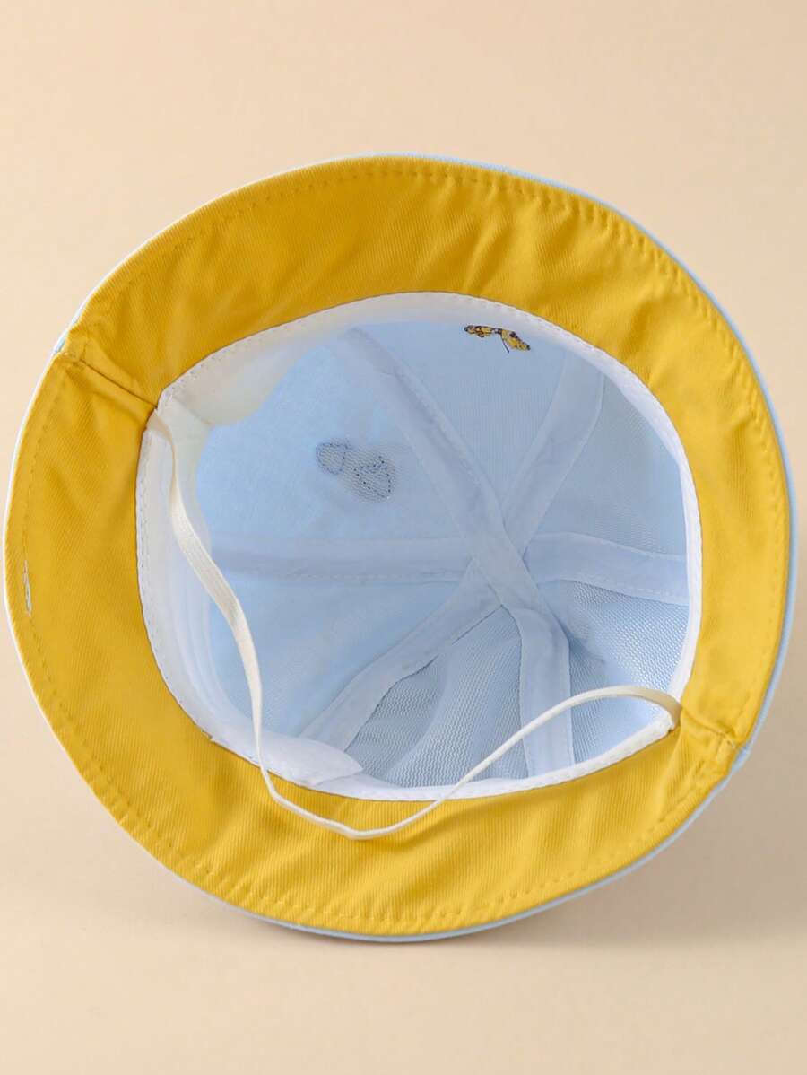 1pc Cartoon Deer Baby Bucket Hat for Spring and Autumn Wear