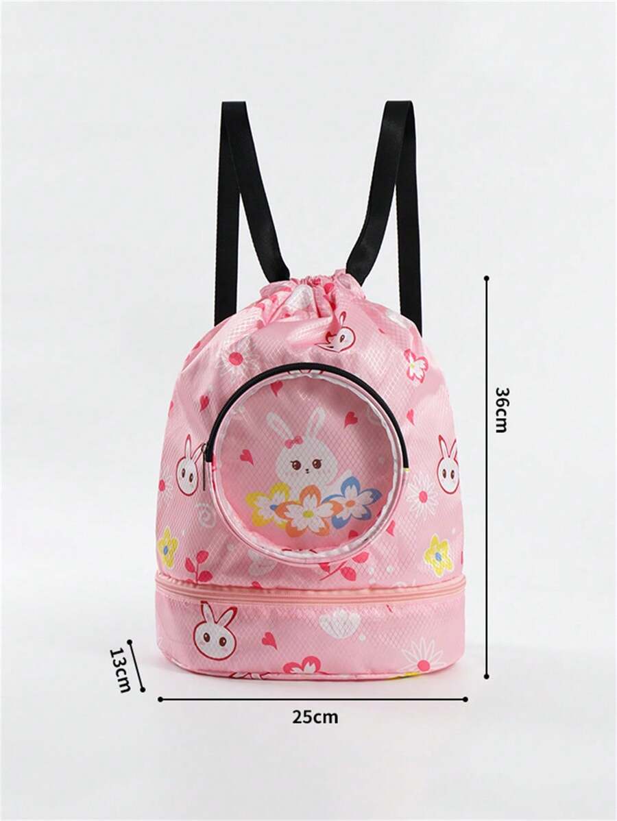 Kids Cartoon Swim Backpack Waterproof Swimming Bag Travel Storage Backpack for Boys and Girls