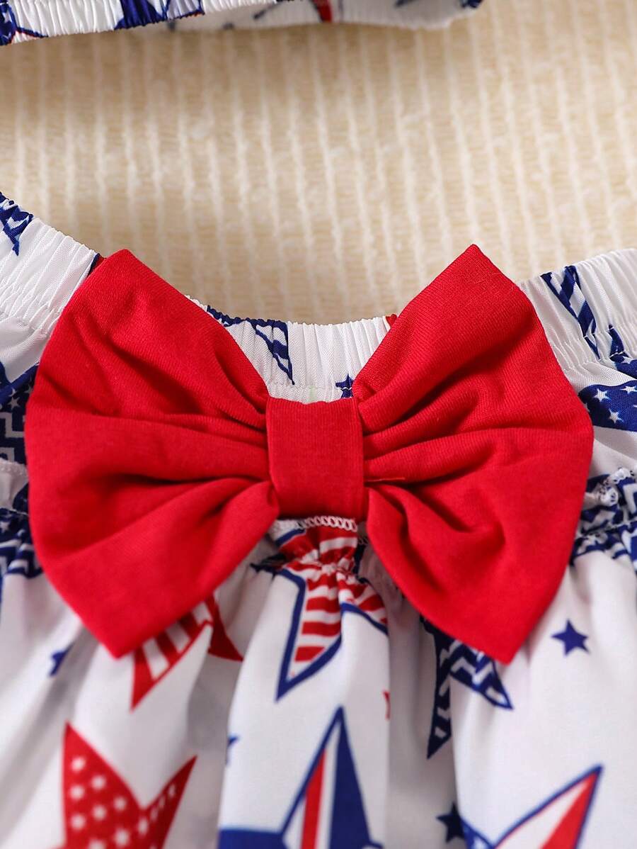 Sleeveless Top Hat And Layered Skirt Set For Toddler Girls Summer Outfit