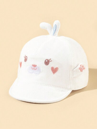 Baby Baseball Cap with Cute Ear Decor for Outdoor Daily Wear