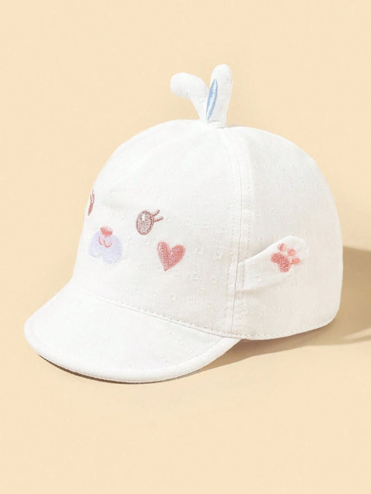 Baby Baseball Cap with Cute Ear Decor for Outdoor Daily Wear