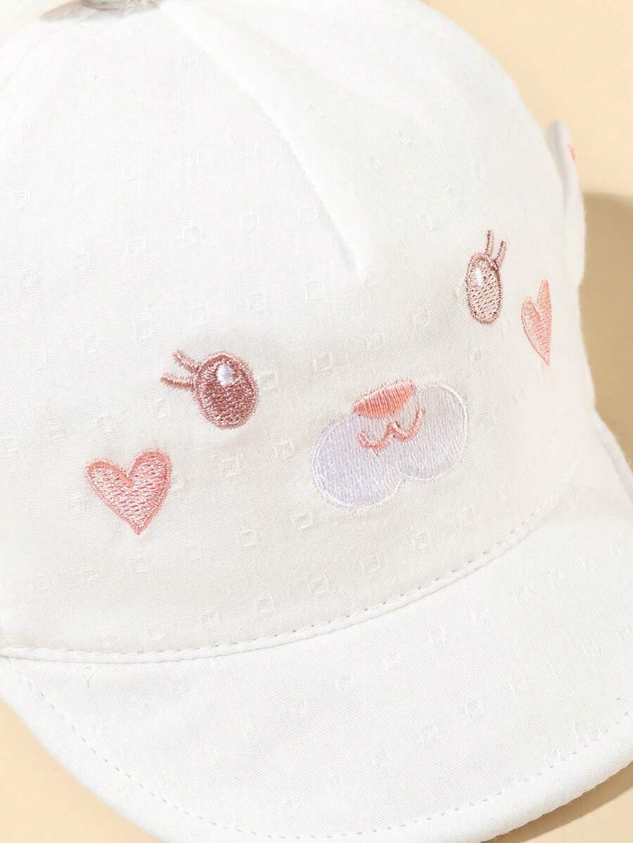 Baby Baseball Cap with Cute Ear Decor for Outdoor Daily Wear