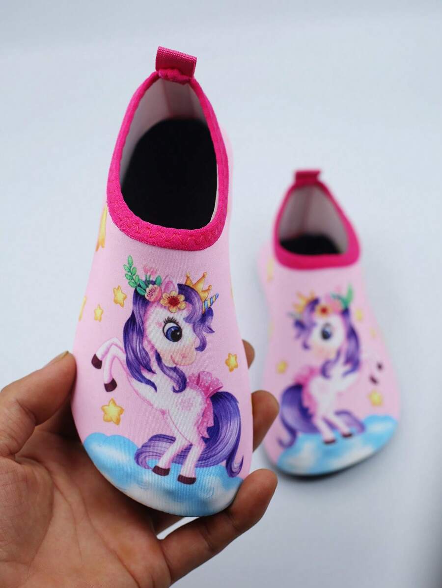Kids Summer Water Shoes Cartoon Anti Slip Beach and Pool Shoes for Outdoor Water Play