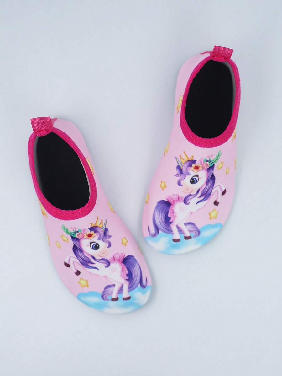 Kids Summer Water Shoes Cartoon Anti Slip Beach and Pool Shoes for Outdoor Water Play