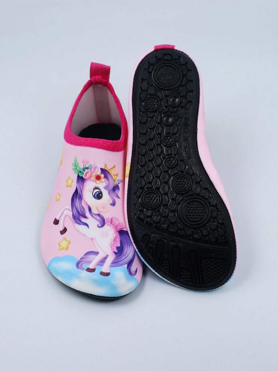 Kids Summer Water Shoes Cartoon Anti Slip Beach and Pool Shoes for Outdoor Water Play