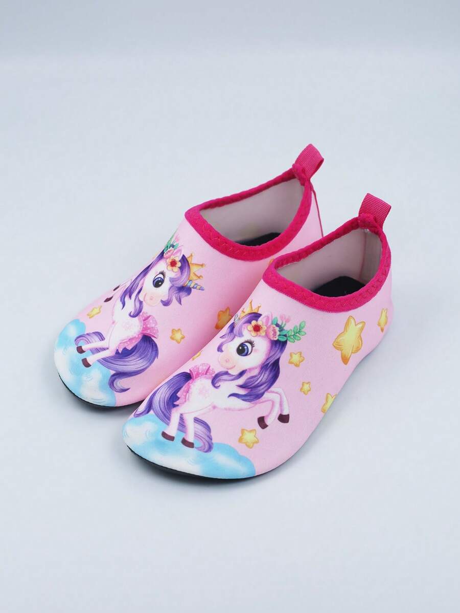 Kids Summer Water Shoes Cartoon Anti Slip Beach and Pool Shoes for Outdoor Water Play