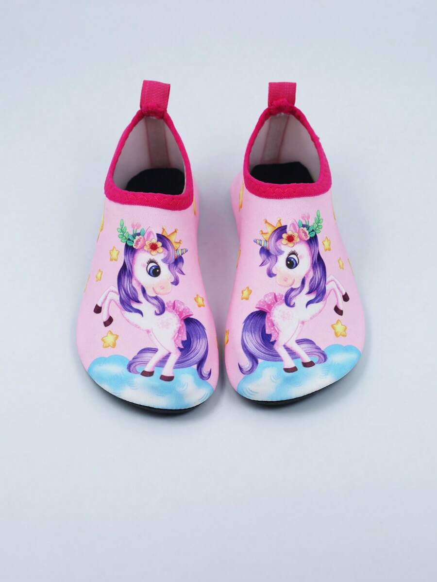 Kids Summer Water Shoes Cartoon Anti Slip Beach and Pool Shoes for Outdoor Water Play