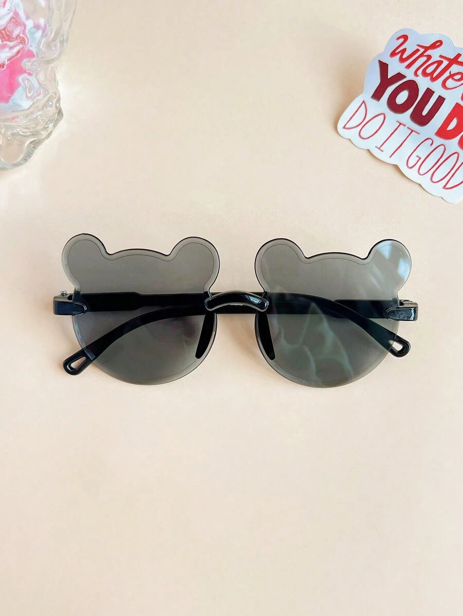 Cute Bear Ear Fashion Glasses for Kids Daily Accessories