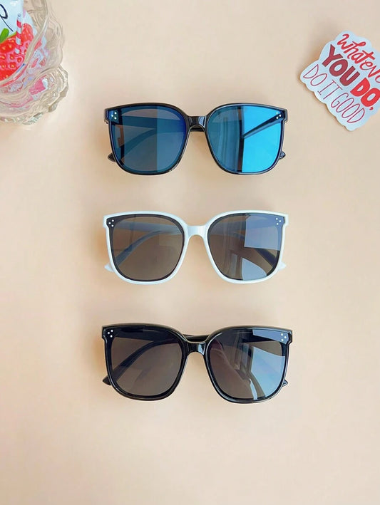 Multi Piece Set Children Square Frame Fashion Glasses Adorable Baby Wardrobe Stylist Accessories