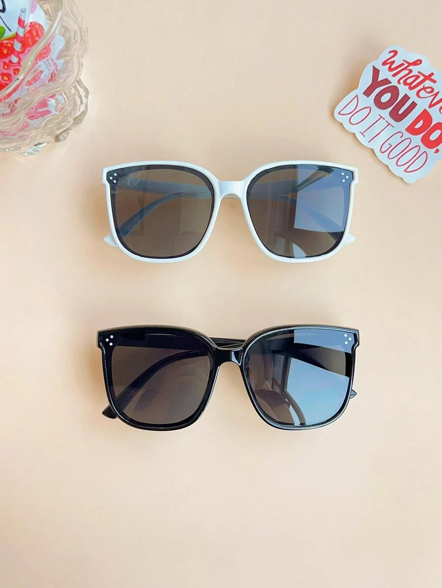 Multi Piece Set Children Square Frame Fashion Glasses Adorable Baby Wardrobe Stylist Accessories