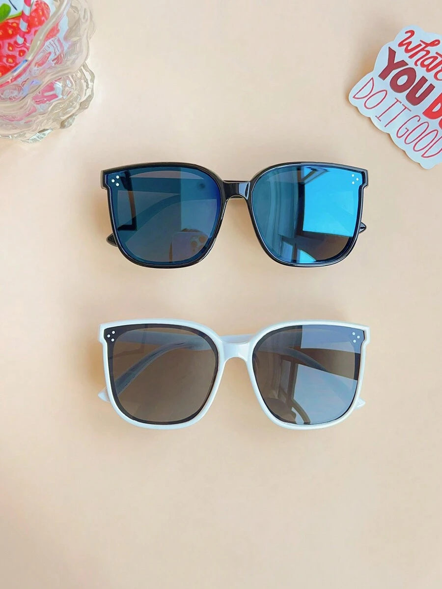Multi Piece Set Children Square Frame Fashion Glasses Adorable Baby Wardrobe Stylist Accessories