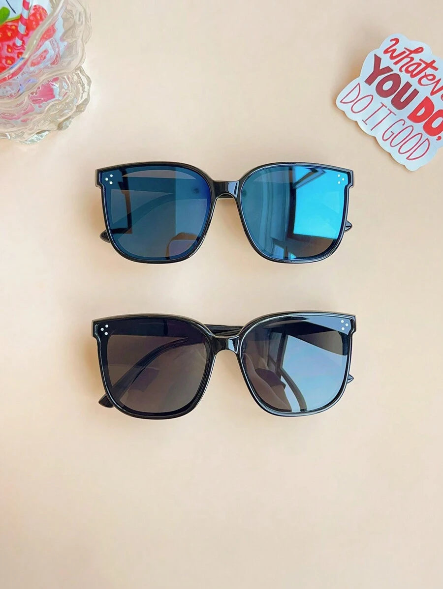 Multi Piece Set Children Square Frame Fashion Glasses Adorable Baby Wardrobe Stylist Accessories