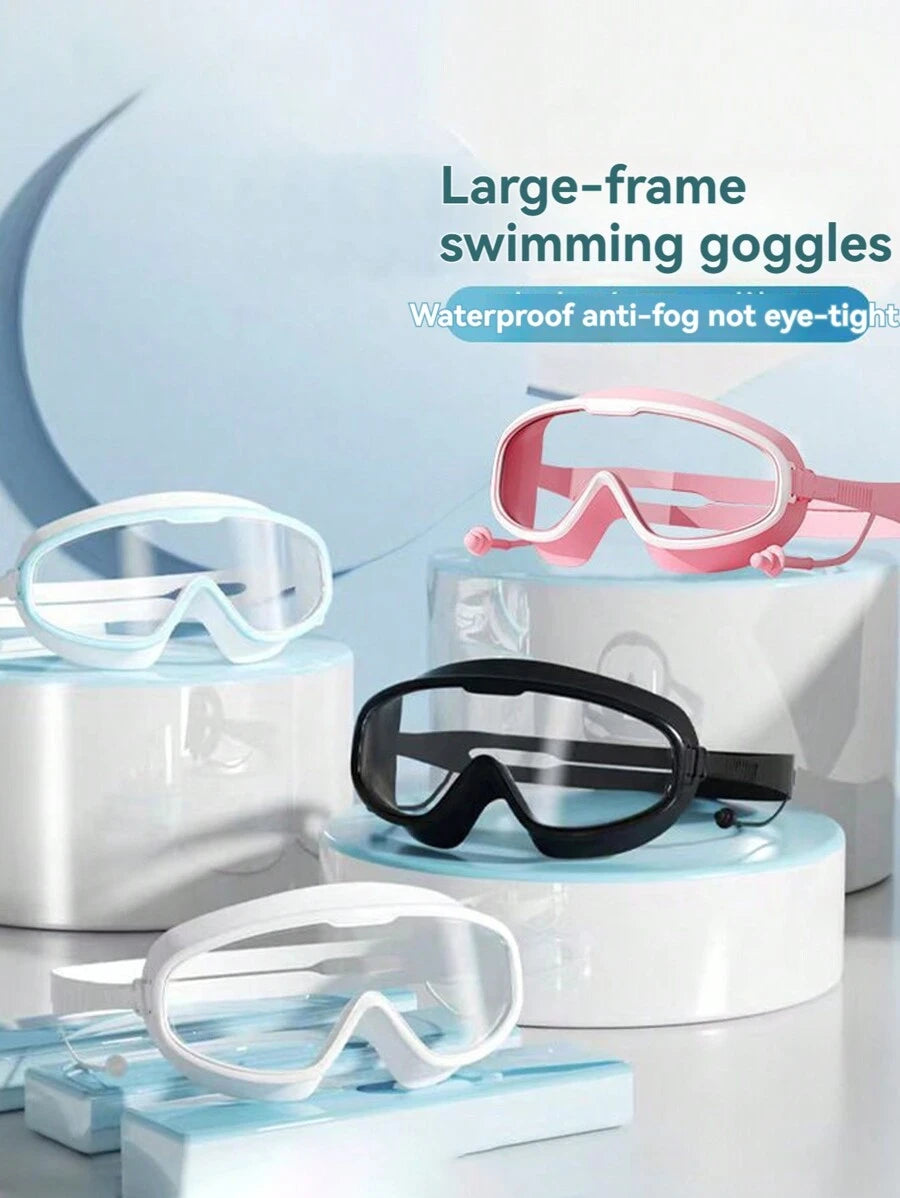 Anti-Fog Waterproof Swimming Goggles, HD Swim Glasses for Pool and Beach