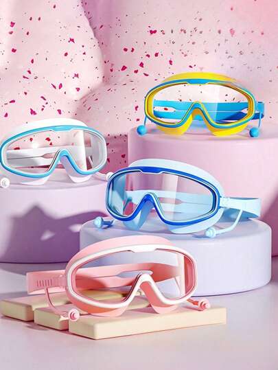 Anti-Fog Waterproof Swimming Goggles, HD Swim Glasses for Pool and Beach