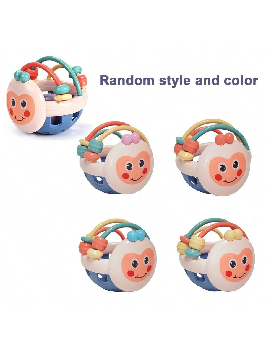 Baby Manhattan Rattle and Teether Toy for Sensory Learning and Grasping Play
