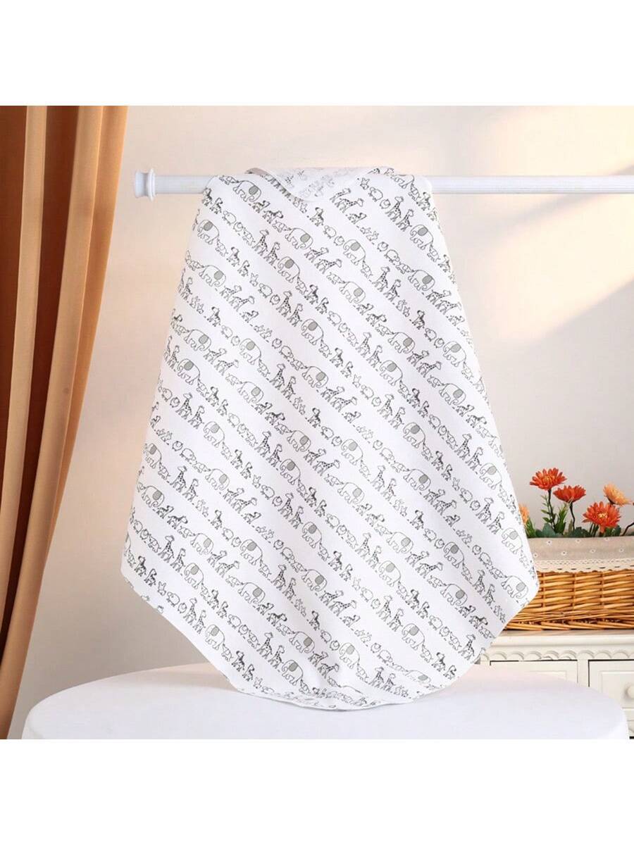 4pcs Baby Swaddle Blanket Set Soft Newborn Receiving Blankets Infant Wraps