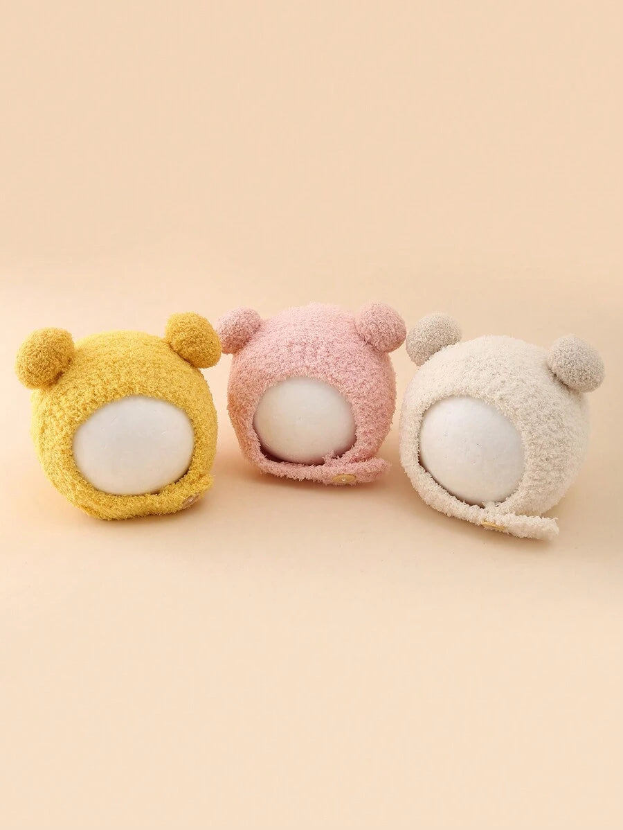 Plush Winter Beanie Hat for Cute Warm Daily Wear