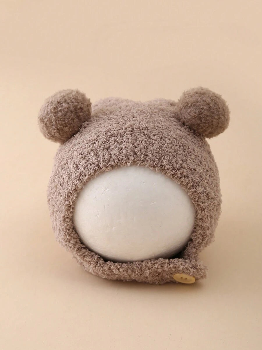 Plush Winter Beanie Hat for Cute Warm Daily Wear