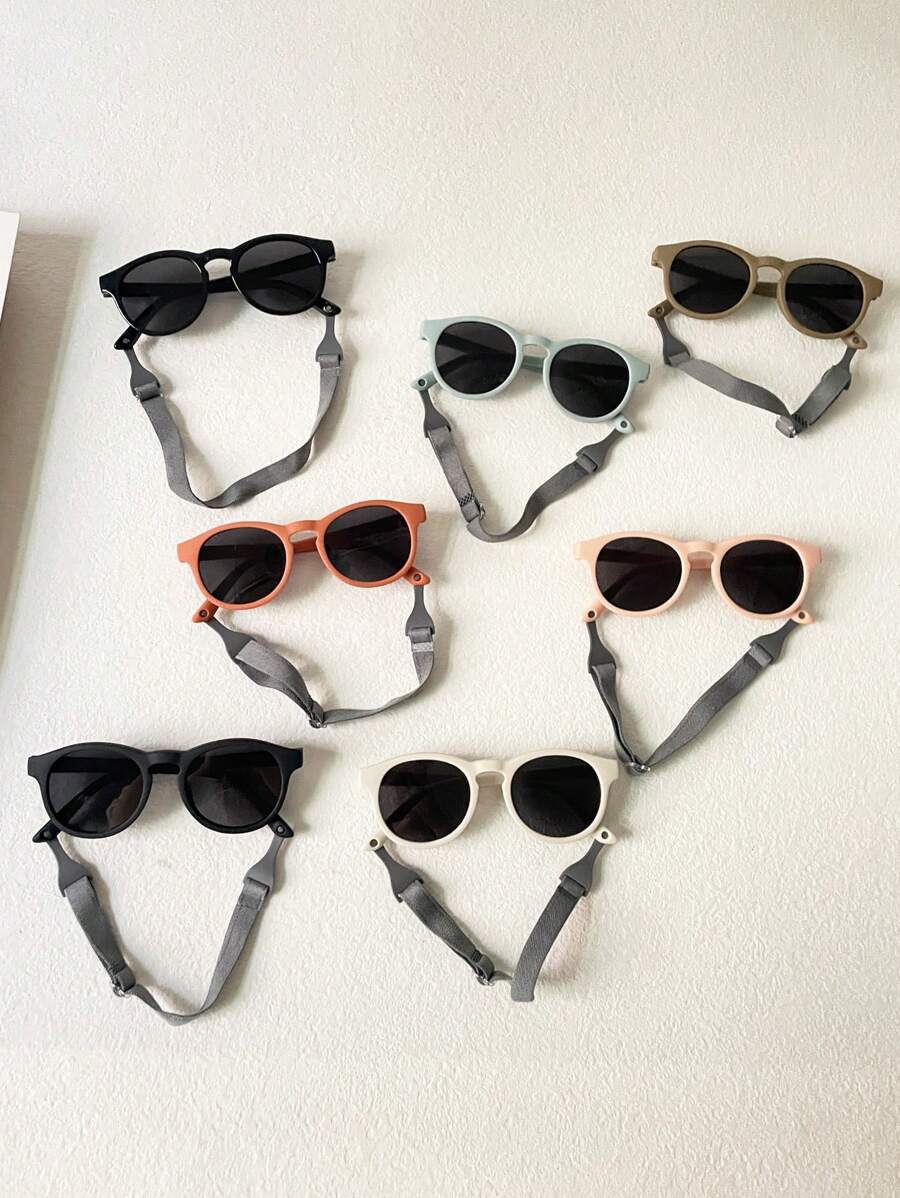 Lightweight Comfortable Kids Fashion Glasses Complete Set with Eyewear Box and Strap