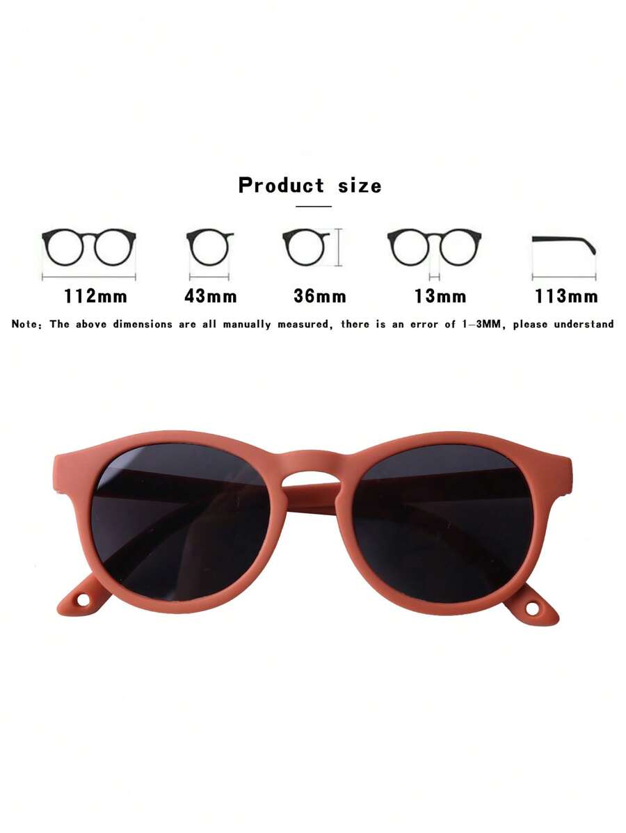 Lightweight Comfortable Kids Fashion Glasses Complete Set with Eyewear Box and Strap