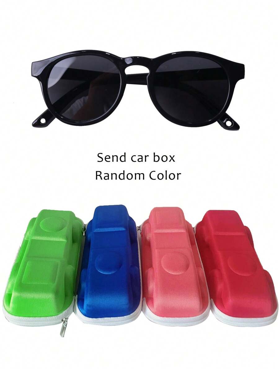 Lightweight Comfortable Kids Fashion Glasses Complete Set with Eyewear Box and Strap