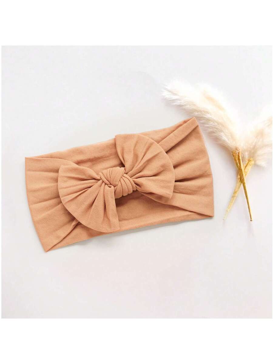8pcs Handmade Baby Bow Headbands for Newborn and Toddler Daily Wear
